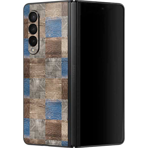Lumber Grid Galaxy Z Fold3 5G Skin