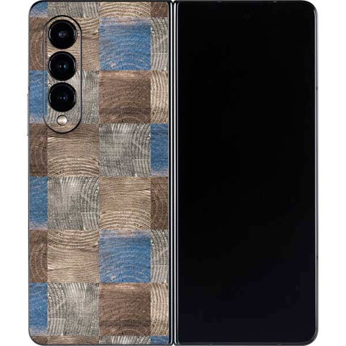 Lumber Grid Galaxy Z Fold4 5G Skin