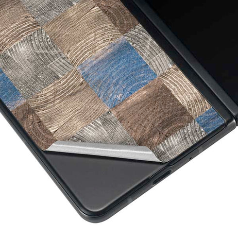 Lumber Grid Galaxy Z Fold4 5G Skin