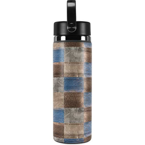 Lumber Grid Hydro Flask 20oz Wide Mouth Skin