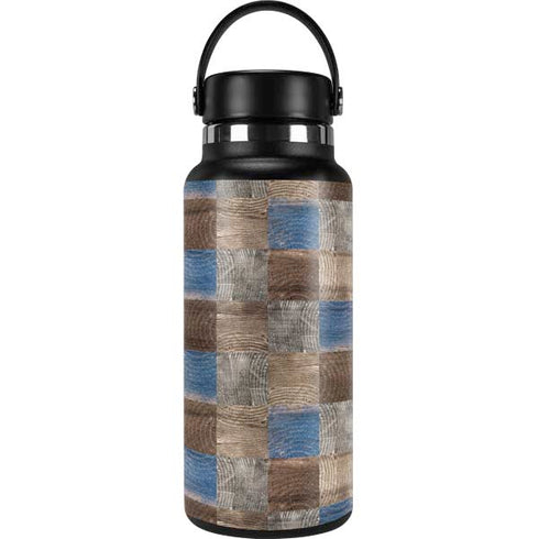 Lumber Grid Hydro Flask 32oz Wide Mouth Skin