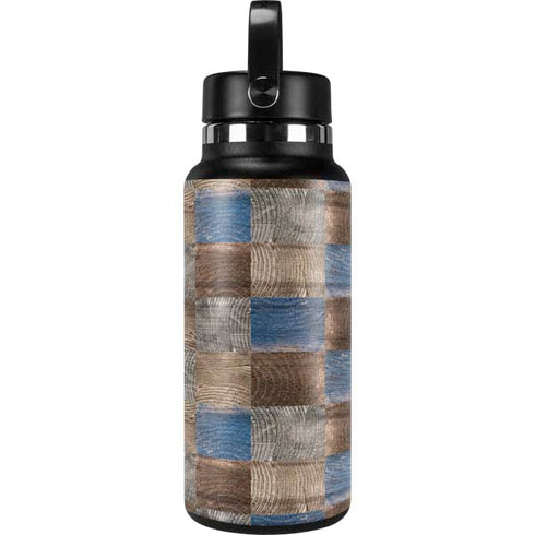 Lumber Grid Hydro Flask 32oz Wide Mouth Skin