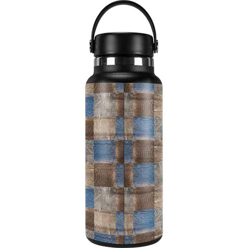 Lumber Grid Hydro Flask 32oz Wide Mouth Skin