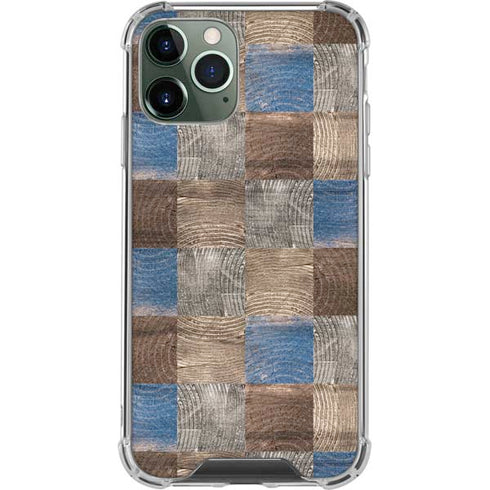 Lumber Grid iPhone 11 Pro Max Clear Case