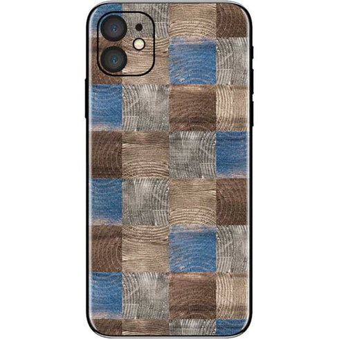 Lumber Grid iPhone 11 Skin
