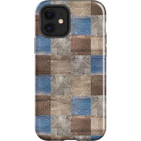 Lumber Grid iPhone 12 Impact Case