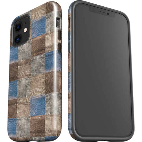 Lumber Grid iPhone 12 Impact Case