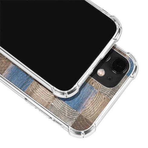 Lumber Grid iPhone 12 Mini Clear Case