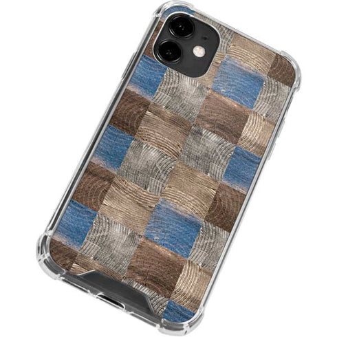 Lumber Grid iPhone 12 Mini Clear Case