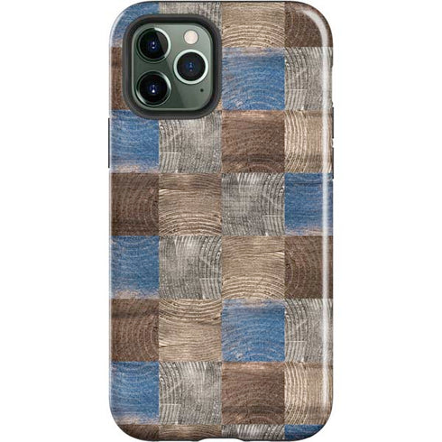 Lumber Grid iPhone 12 Pro Impact Case