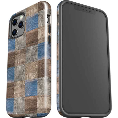 Lumber Grid iPhone 12 Pro Impact Case