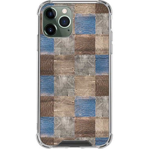 Lumber Grid iPhone 12 Pro Max Clear Case