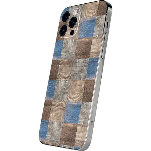 Lumber Grid iPhone 12 Pro Max Skin