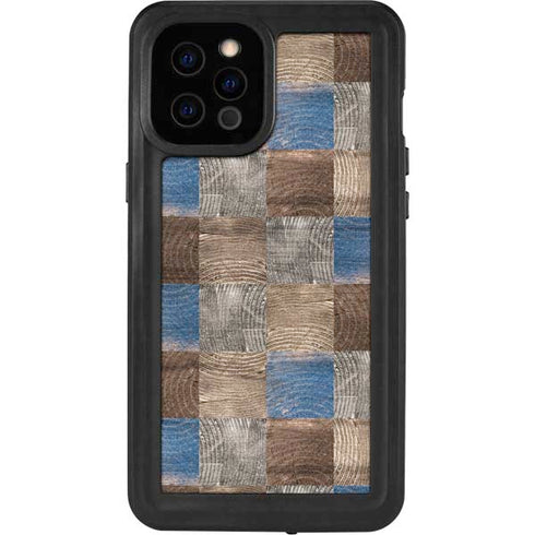 Lumber Grid iPhone 12 Pro Max Waterproof Case