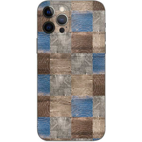 Lumber Grid iPhone 12 Pro Skin