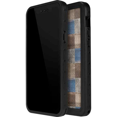 Lumber Grid iPhone 12 Pro Waterproof Case