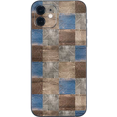 Lumber Grid iPhone 12 Skin