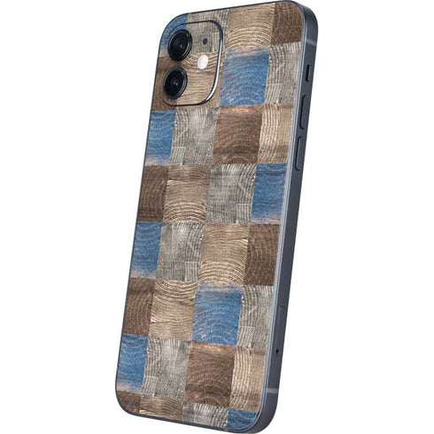 Lumber Grid iPhone 12 Skin