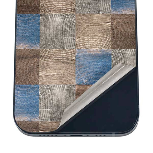 Lumber Grid iPhone 12 Skin