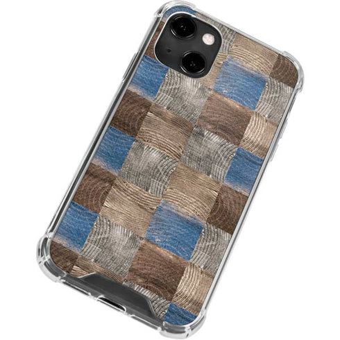 Lumber Grid iPhone 13 Clear Case