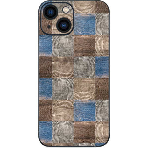 Lumber Grid iPhone 13 Mini Skin