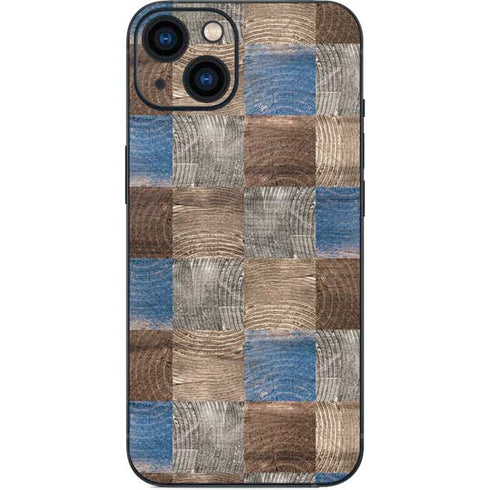 Lumber Grid iPhone 13 Skin