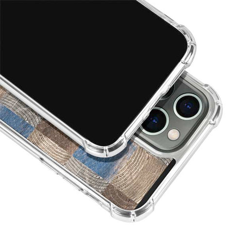 Lumber Grid iPhone 15 Pro Clear Case