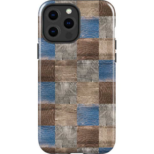 Lumber Grid iPhone 15 Pro Max Impact Case