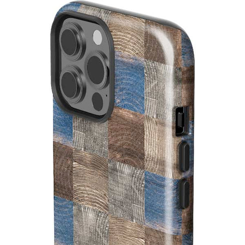 Lumber Grid iPhone 15 Pro Max Impact Case
