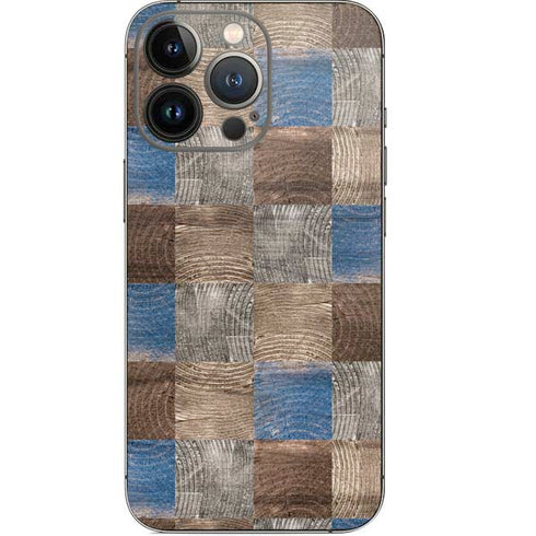 Lumber Grid iPhone 14 Pro Skin