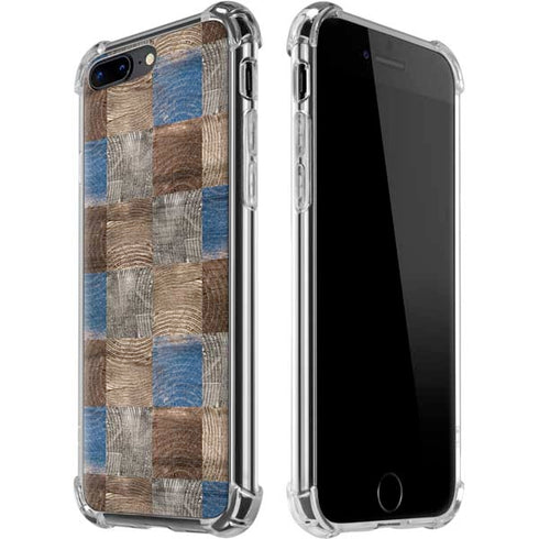 Lumber Grid iPhone 7/8 Plus Clear Case