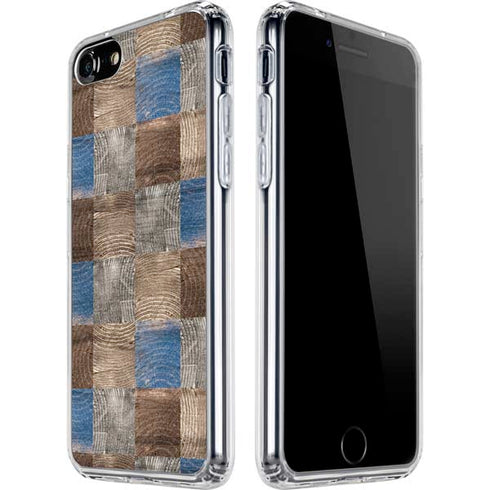 Lumber Grid iPhone SE (2nd & 3rd Gen) Clear Case