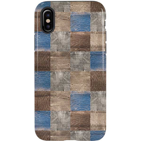 Lumber Grid iPhone X Pro Case