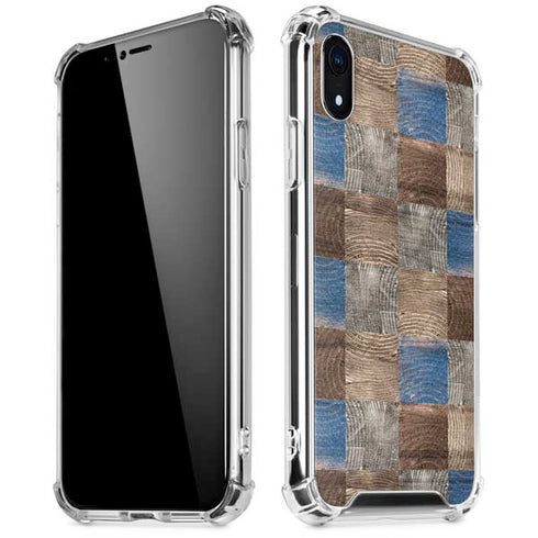 Lumber Grid iPhone XR Clear Case