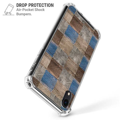 Lumber Grid iPhone XR Clear Case