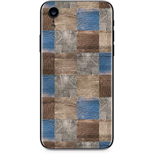 Lumber Grid iPhone XR Skin