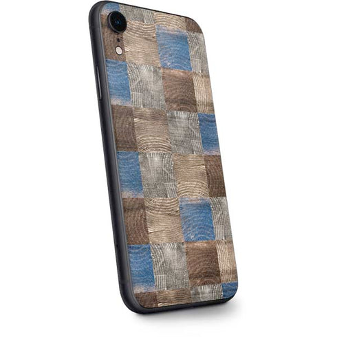 Lumber Grid iPhone XR Skin