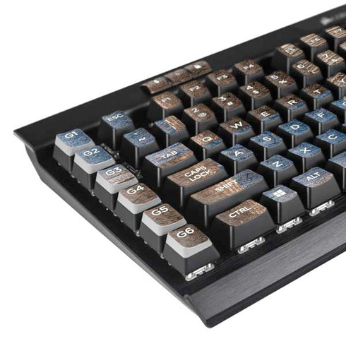 Lumber Grid K95 RGB PLATINUM Mechanical Gaming Keyboard Skin