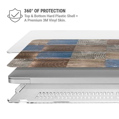 Lumber Grid MacBook Air 15in (2023-2025) Case plus Skin
