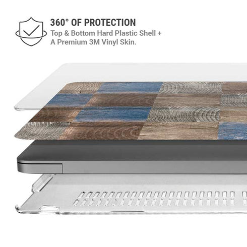 Lumber Grid MacBook Pro 16in (2021-25) Case plus Skin