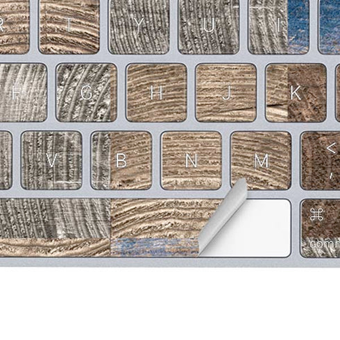 Lumber Grid Magic Keyboard Skin
