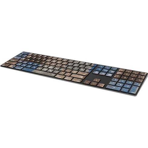 Lumber Grid Magic Keyboard with Numeric Keypad Skin
