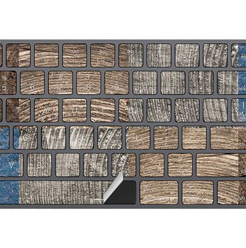 Lumber Grid Magic Keyboard with Numeric Keypad Skin