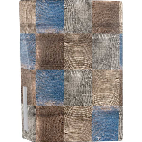 Lumber Grid PS5 Console Skin