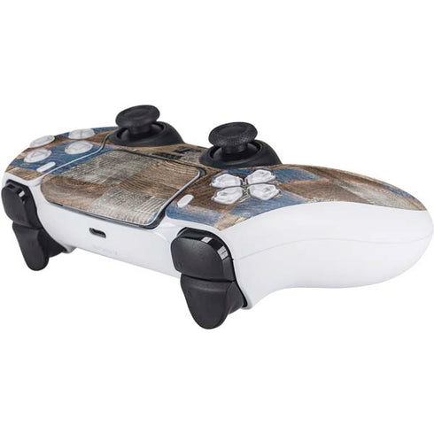 Lumber Grid PS5 Controller Skin