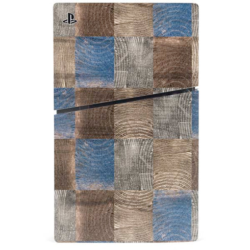 Lumber Grid PS5 Slim Digital Edition Bundle Skin