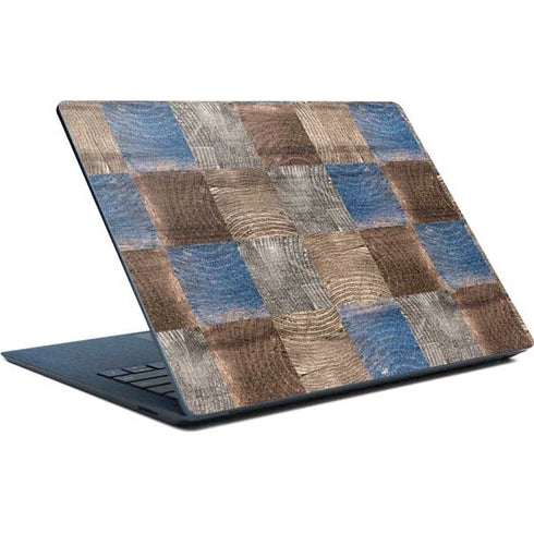 Lumber Grid Surface Laptop Skin