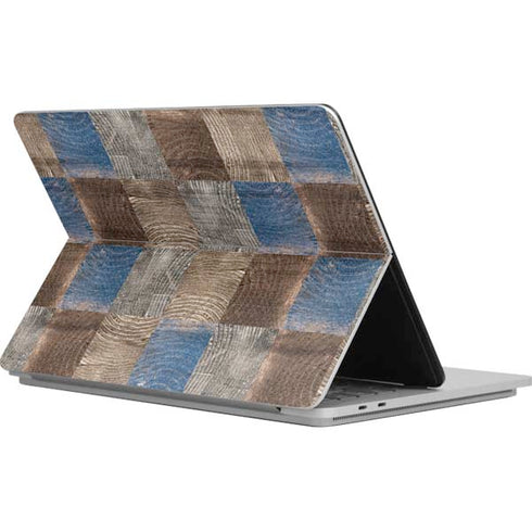 Lumber Grid Surface Laptop Studio Skin