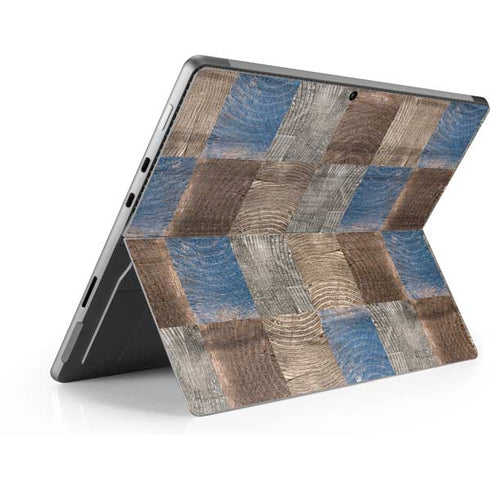 Lumber Grid Surface Pro 9 Skin
