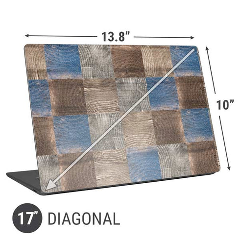 Lumber Grid Universal Laptop 17in (13.8 x 10in) Skin